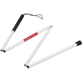 Béquille de personnes handicapées visuelles canne aveugle en aluminium pliable et facile