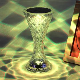 Lampe de table en cristal sans fil Tactile Rgb pour chambre V2
