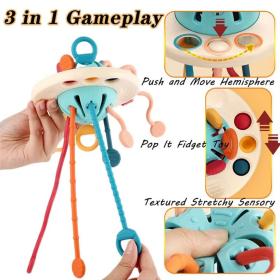 Jouets sensoriels de dentition pour bébé, activités d’apprentissage pour les tout-petits