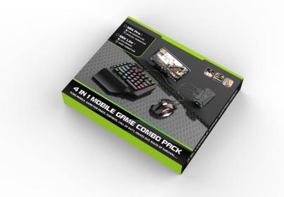 Mix Pro Clavier Souris 4en1 Pour smartphone Gaming PUBG-Fortnite-Call of duty-free fire